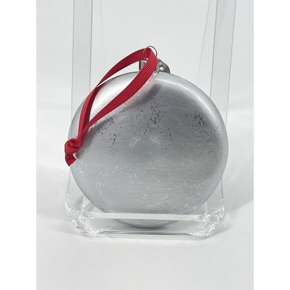 Pottery Barn 12 Days of Christmas Glass Ornament Day 10 Lords A-leaping Round - Picture 3 of 3